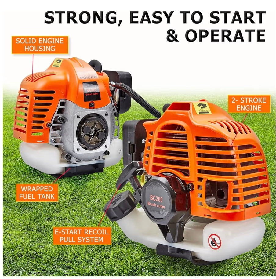 52cc Two Stroke Petrol Bush cutter 4 in 1